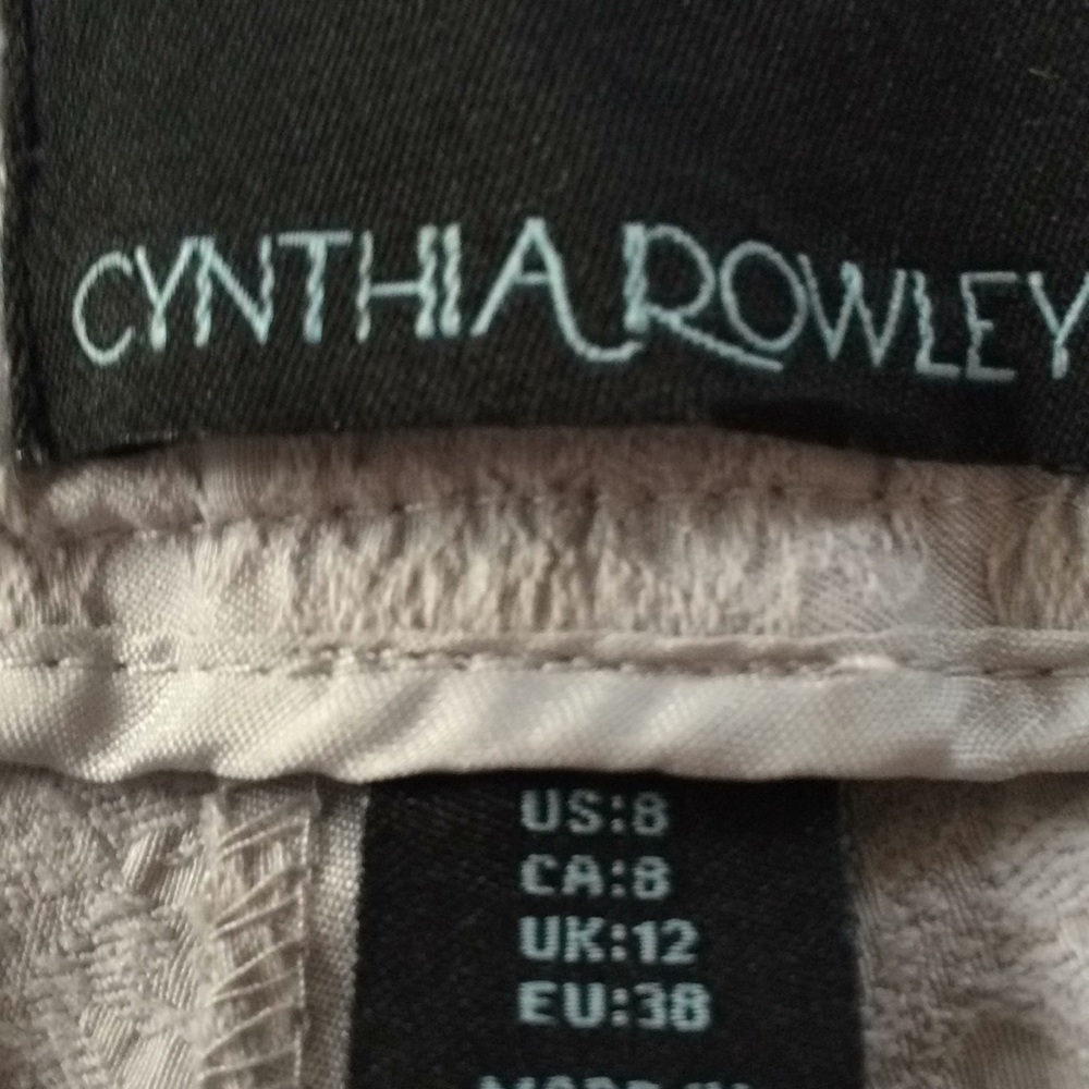 Gray textured dress pants